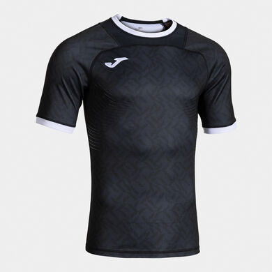 Camiseta manga corta hombre Nation negro