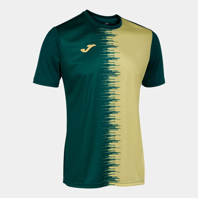 Camiseta manga corta hombre City II verde amarillo