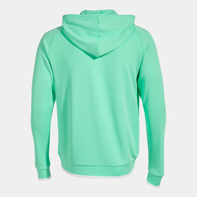 Giacca con cappuccio uomo Tiger V verde bianco