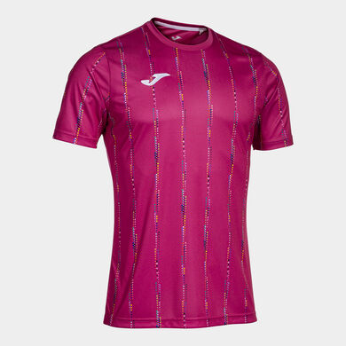 Camiseta manga corta hombre Pro team fucsia