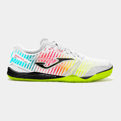 Obuwie sportowe futsal Skilful 25 indoor bialy z&oacute;lty