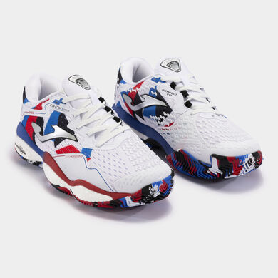 Sapatilhas Smash Men 24 argila homem branco azul royal