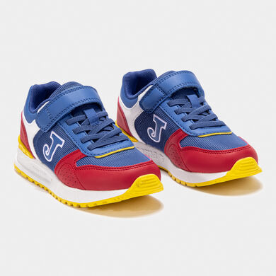 Zapatillas casual J.Tornado Jr 25 junior royal rojo