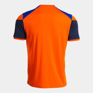 Shirt short sleeve man Danubio IV orange black