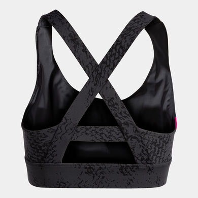 Sujetador deportivo mujer R-City negro