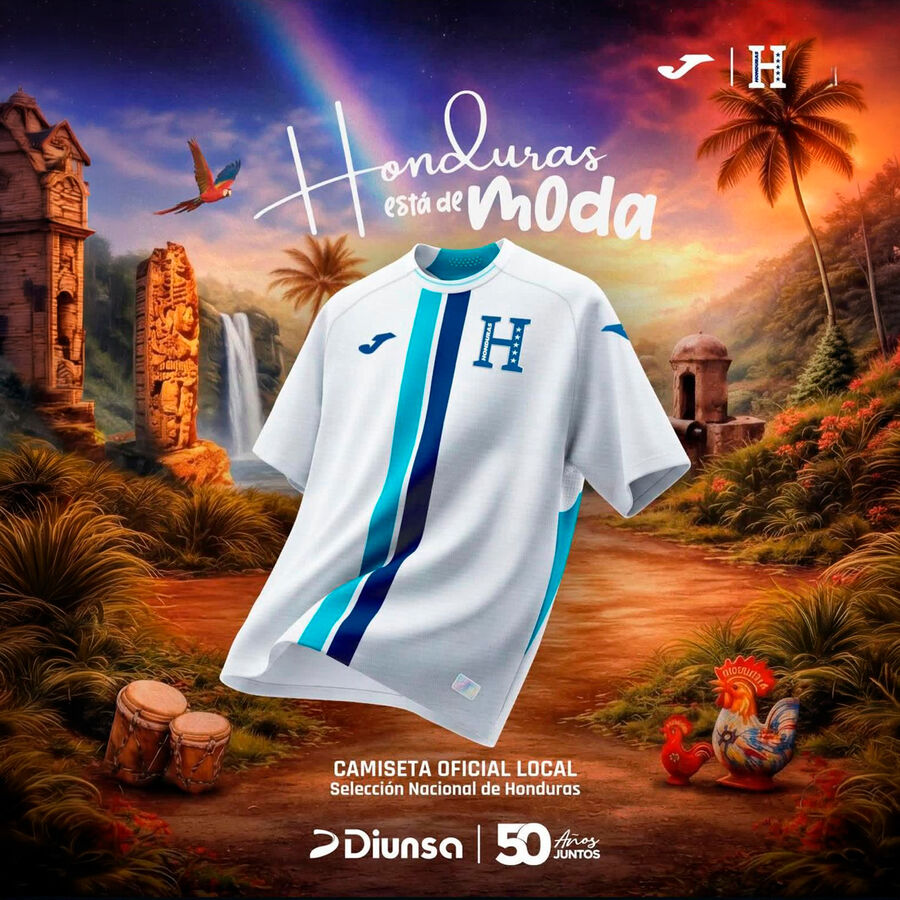 CAMISETA MANGA CORTA COMP. OFI. FED. FUTBOL HONDURAS