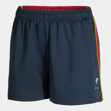 Short damă Fotbal Retro Mundial bleumarin roșu