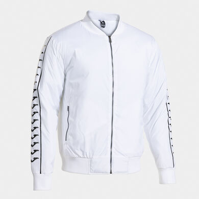 Bomber bărbaȚi Icono Street alb negru