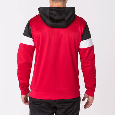 Chaqueta con capucha hombre Crew IV rojo negro
