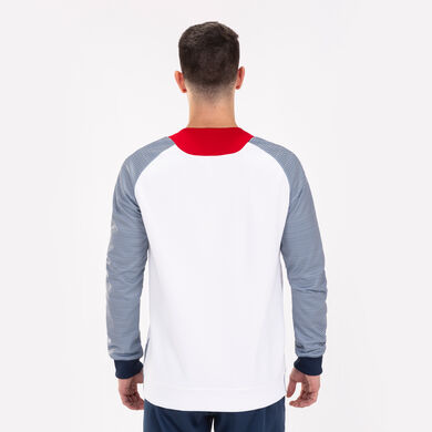 Sudadera hombre Essential II blanco marino rojo