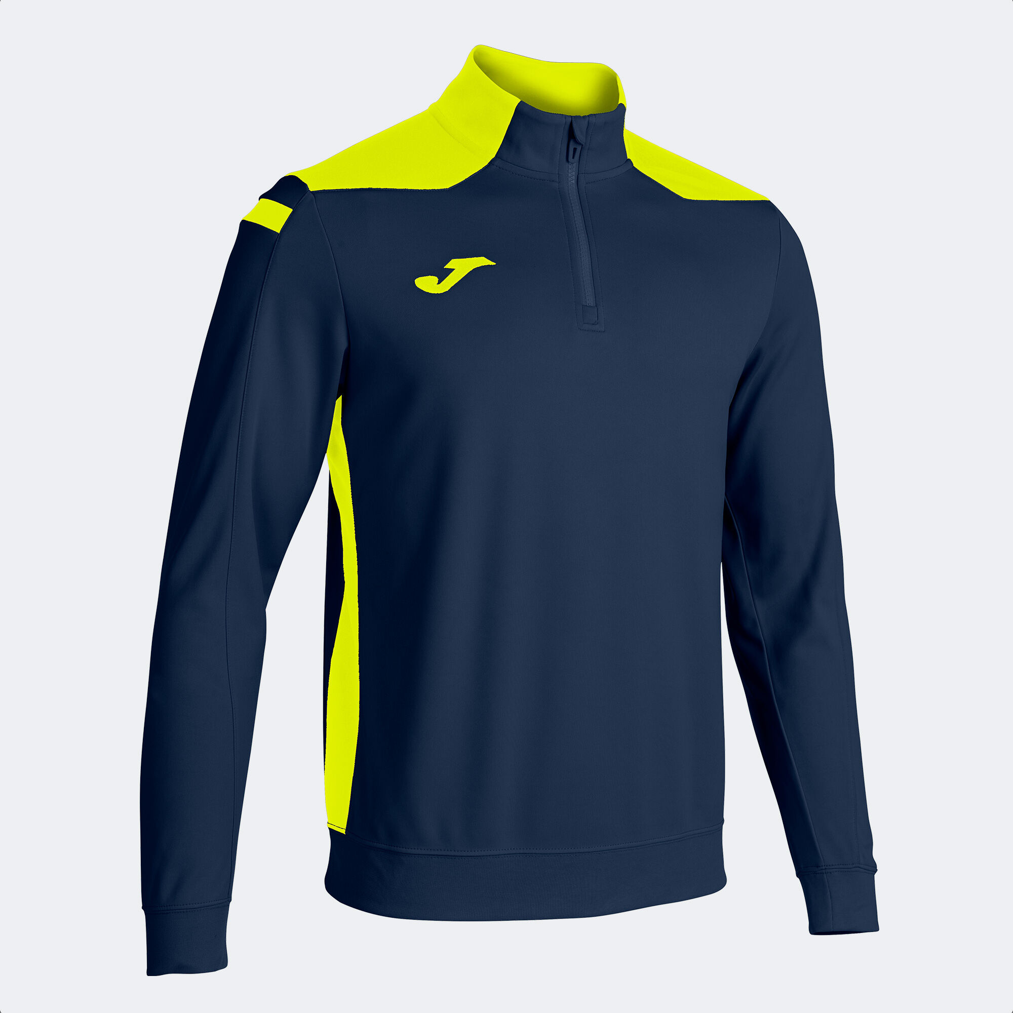 Sweat-shirt homme Championship VI bleu marine jaune fluo