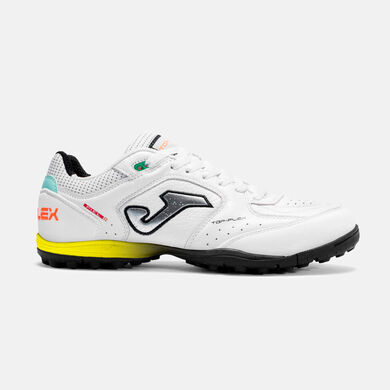 Botas fútbol Top Flex 26 moqueta - turf blanco