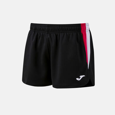 Short mujer Terra negro fucsia