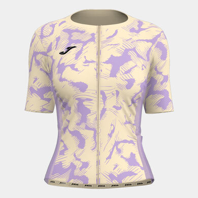 Maillot mujer Crono beige violeta