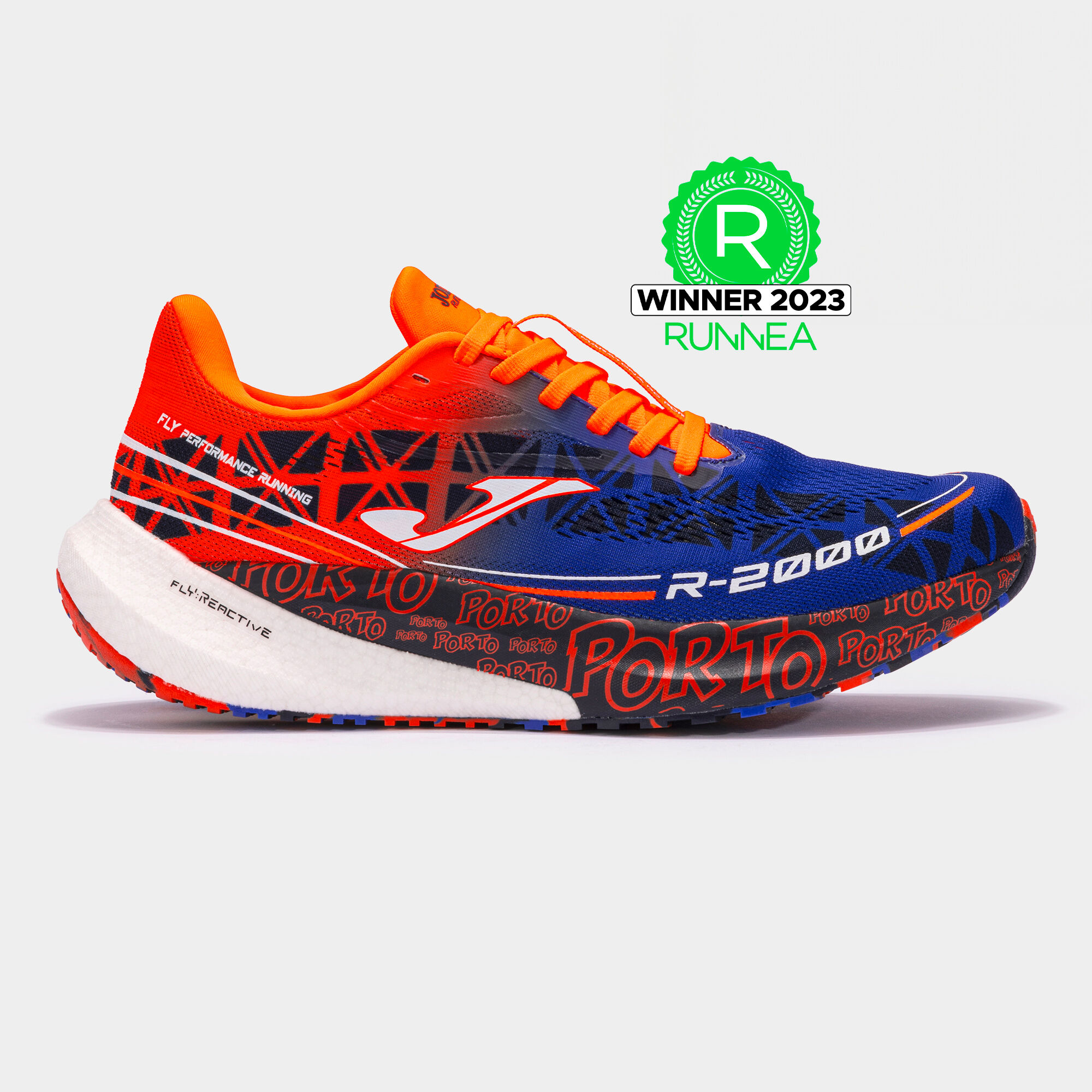 Sapatilhas running R.2000 23 Maratona De Oporto unissexo azul royal laranja