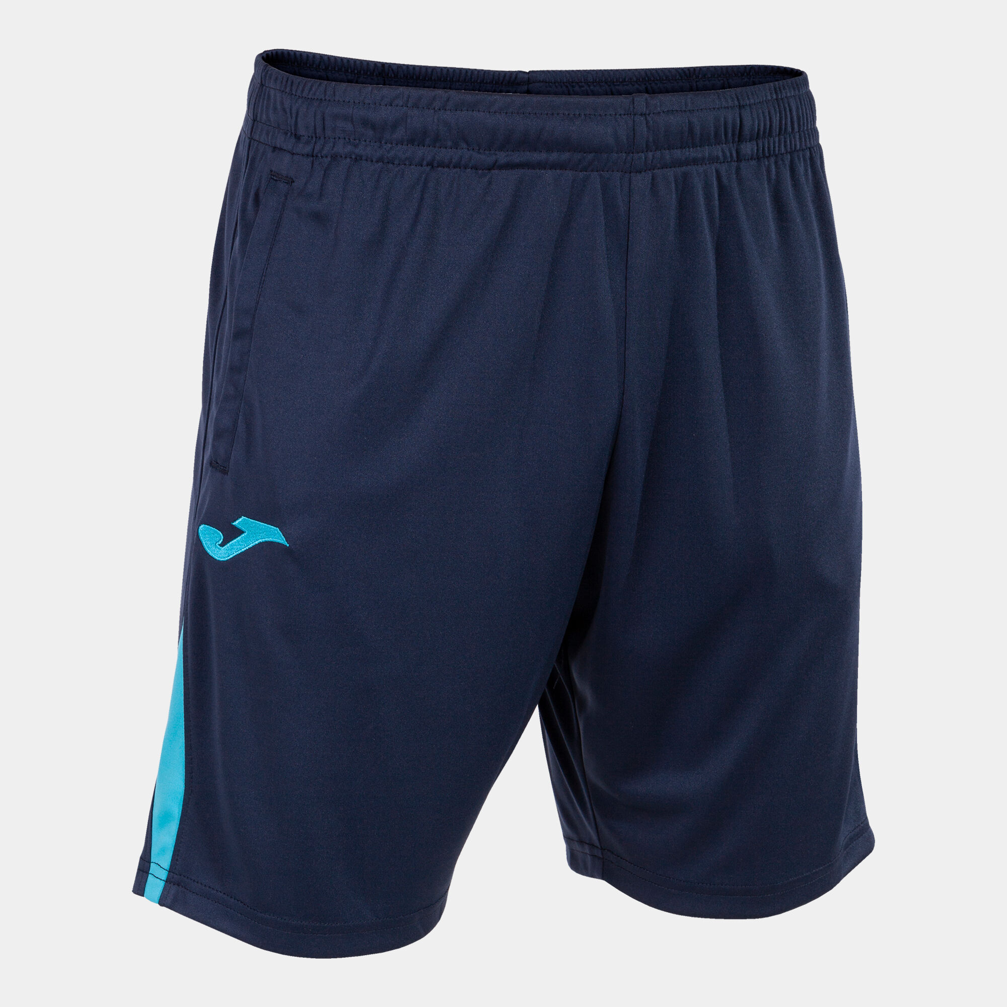 Bermuda shorts man Championship VII navy blue fluorescent turquoise
