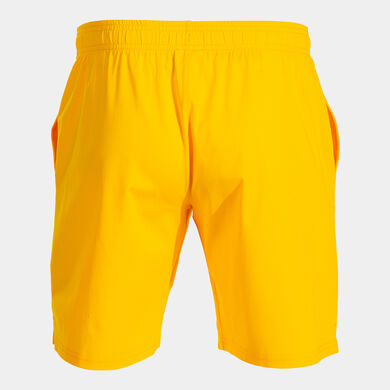 Bermuda shorts man Montreal yellow