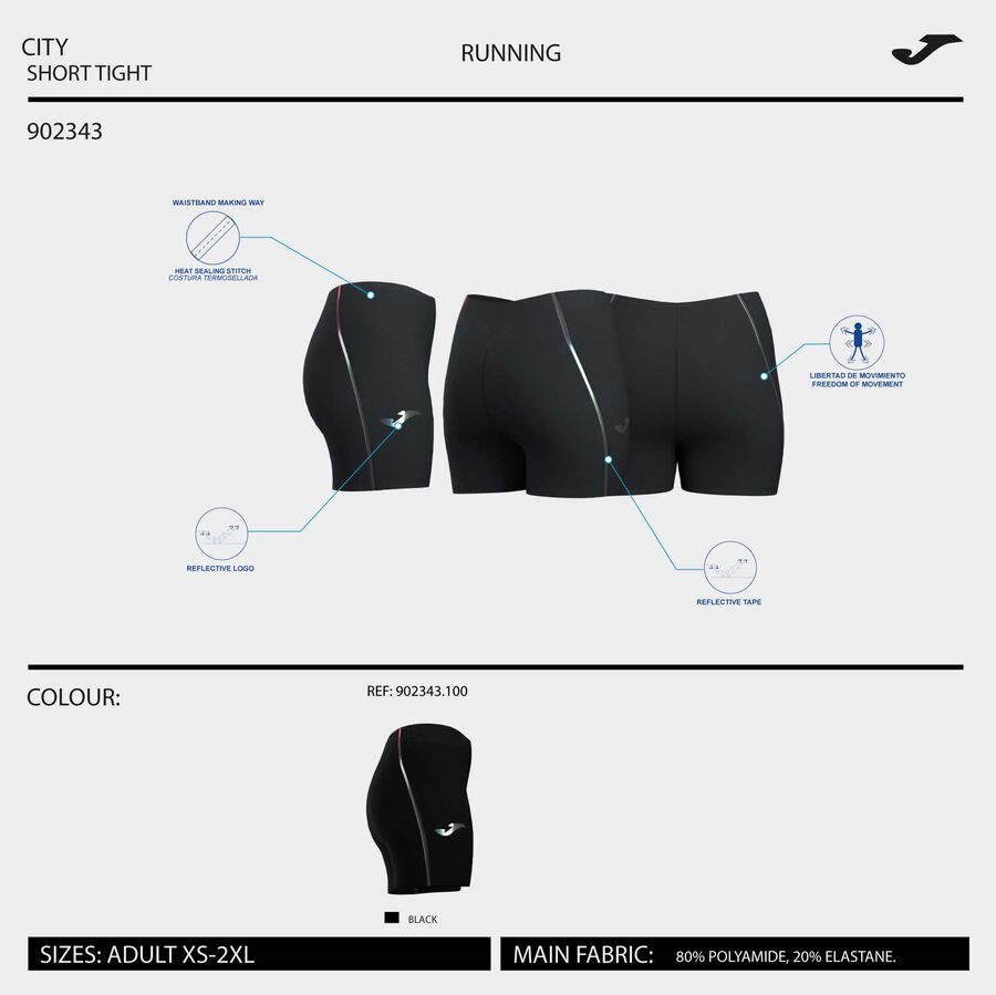 MALLAS CORTAS R-CITY POWER