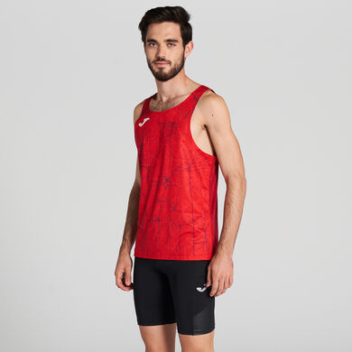 Camiseta tirantes hombre Elite IX rojo