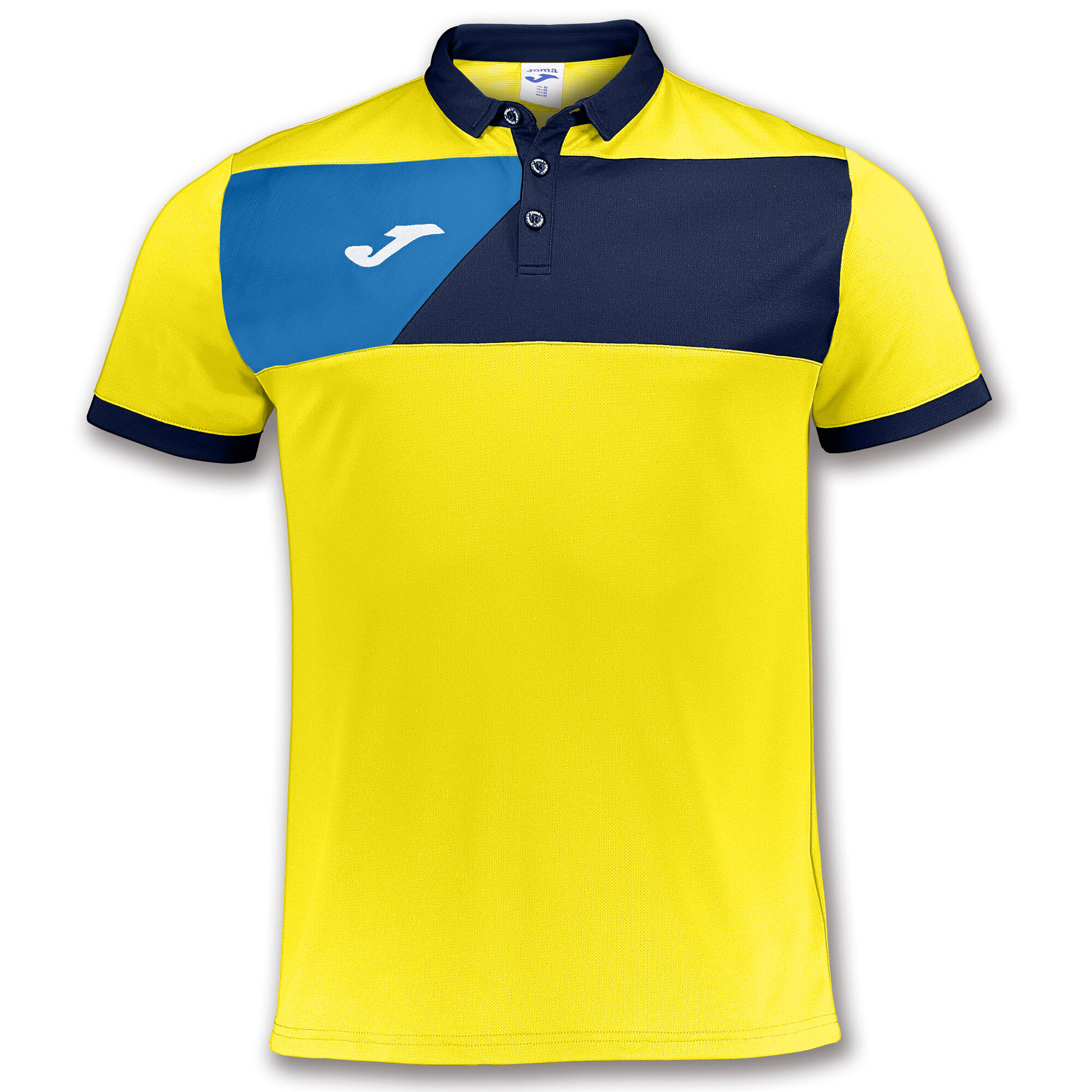 POLO MANCHES COURTES HOMME CREW II JAUNE
