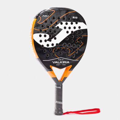 Pala de pádel Valkiria Flex negro naranja flúor