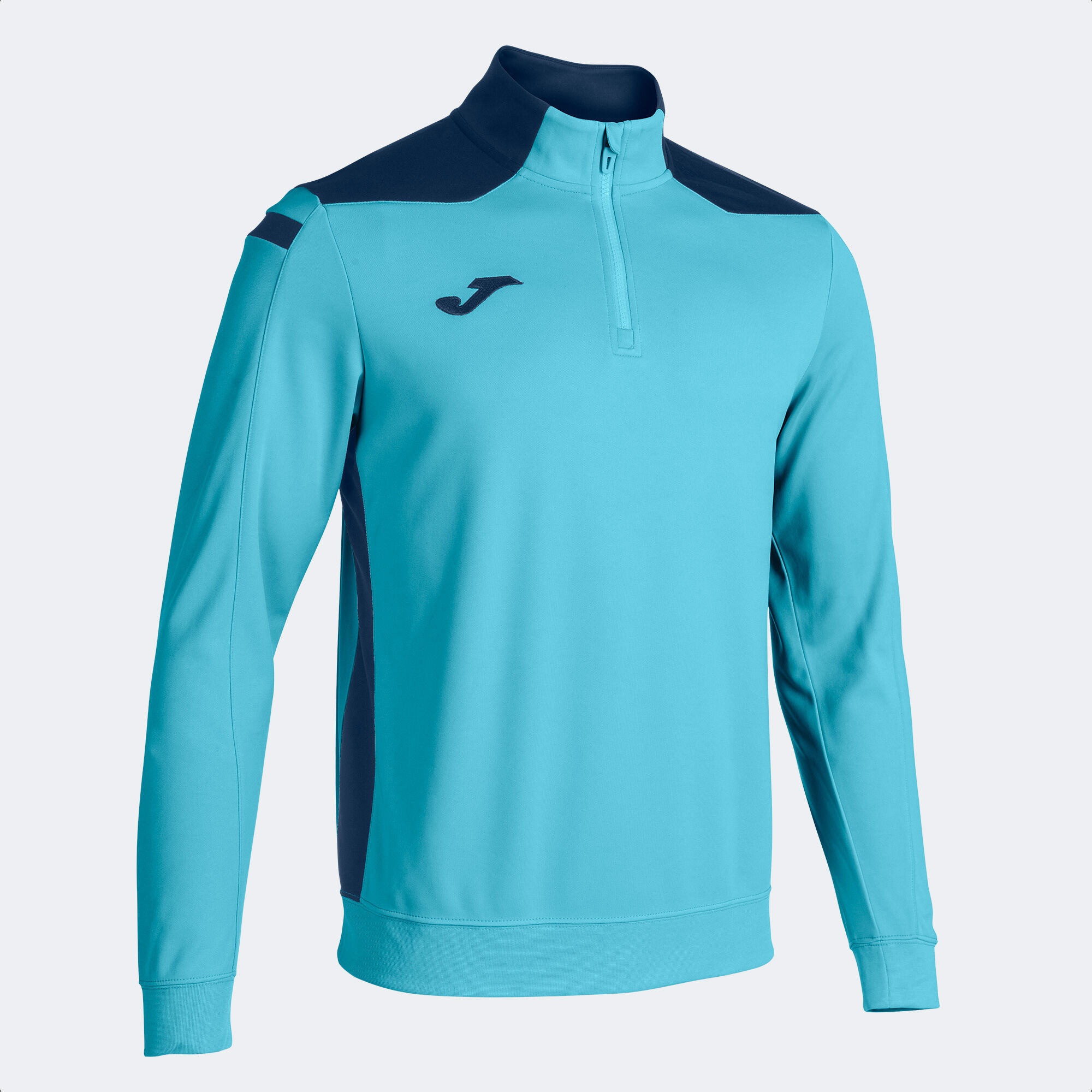 Sweat-shirt homme Championship VI turquoise fluo bleu marine