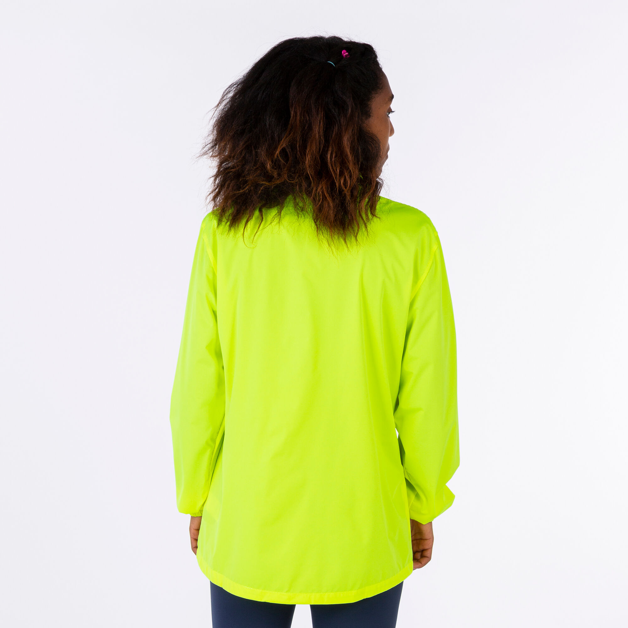 Sudadera top amarilla fluor
