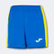 Cal&ccedil;&otilde;es mulher Maxi azul royal amarelo