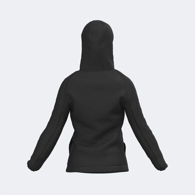 Chaqueta con capucha mujer Mystic negro