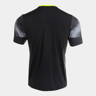 Camiseta manga corta hombre Elite XI negro amarillo flúor