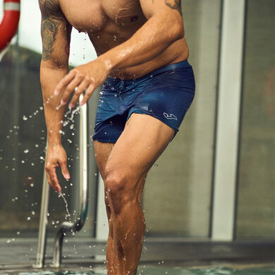 Maillot boxer homme Hydro bleu