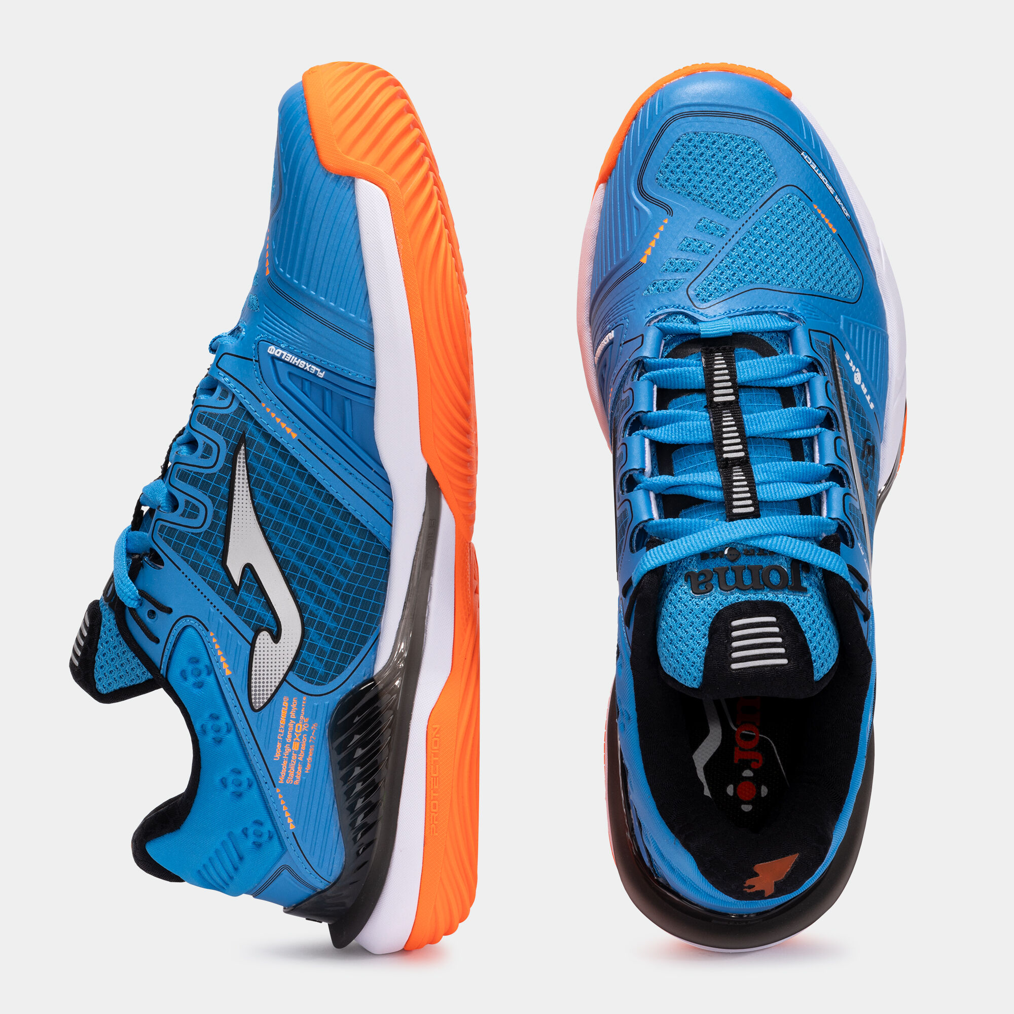 JOMA ACE MEN'S SHOE - WHITE & BLUE – SPORTS LIFE