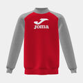 Sudadera niño Lion rojo gris melange