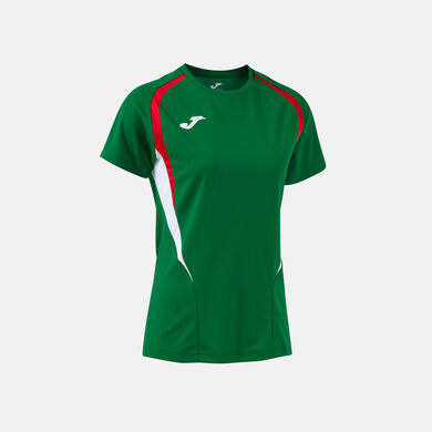 Shirt short sleeve woman Championship 20 green red