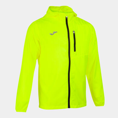 Cortavientos hombre R-Trail Nature amarillo flúor