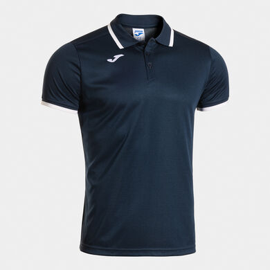 Polo shirt short-sleeve man Combi Premium navy blue white