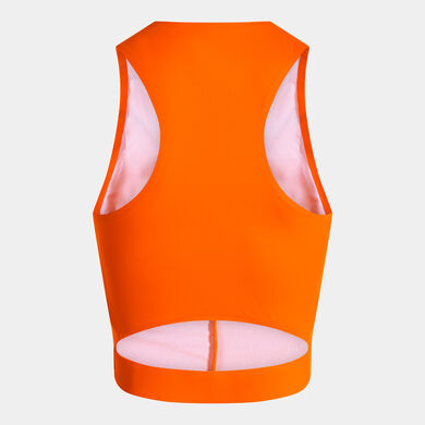 Top mujer Record III naranja