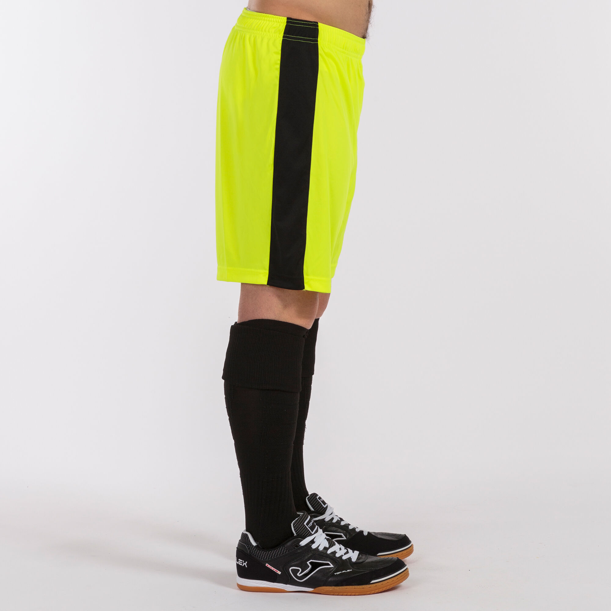 Short homme Maxi jaune fluo noir