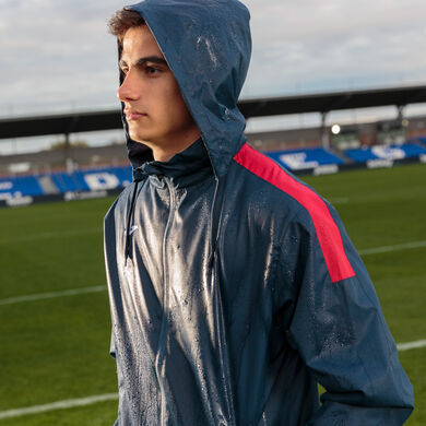 Imperméable homme Trivor bleu marine rouge