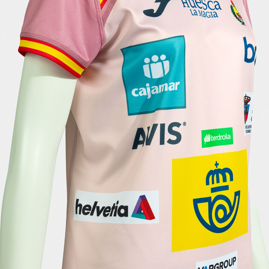 CAMISETA MANGA CORTA MUJER COMP. OFI. FED. BALONMANO ESPA&Ntilde;A