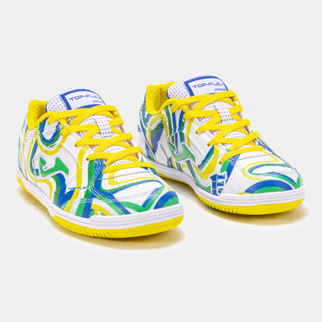 Futsal shoes Top Flex Jr 24 Ferrão indoor junior white yellow JOMA®