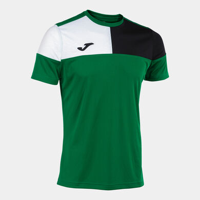 Maglia a manica corta uomo Crew V verde nero bianco