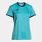 Camiseta manga corta mujer COMBI PREMIUM turquesa flúor marino