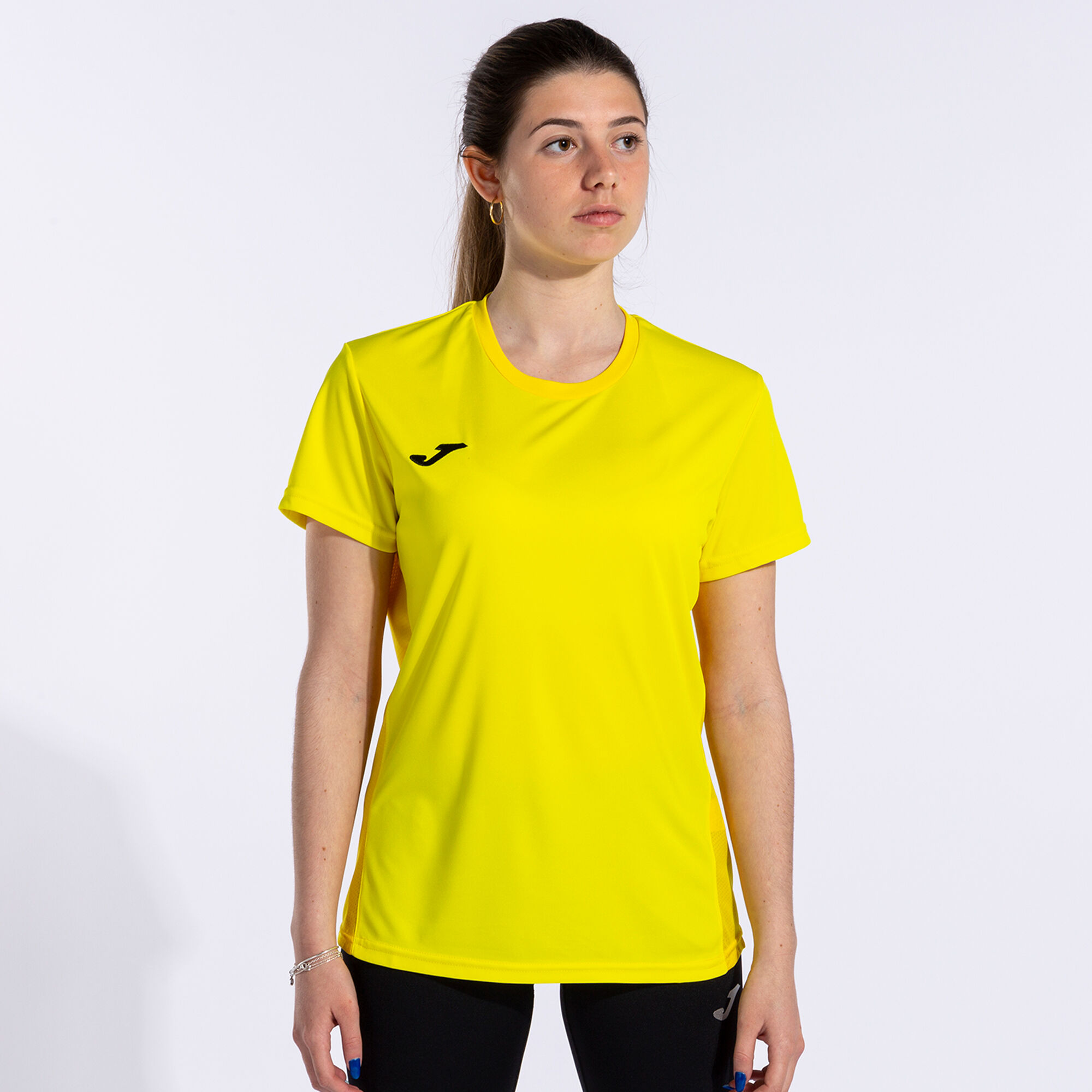 Shirt short sleeve woman Winner II yellow