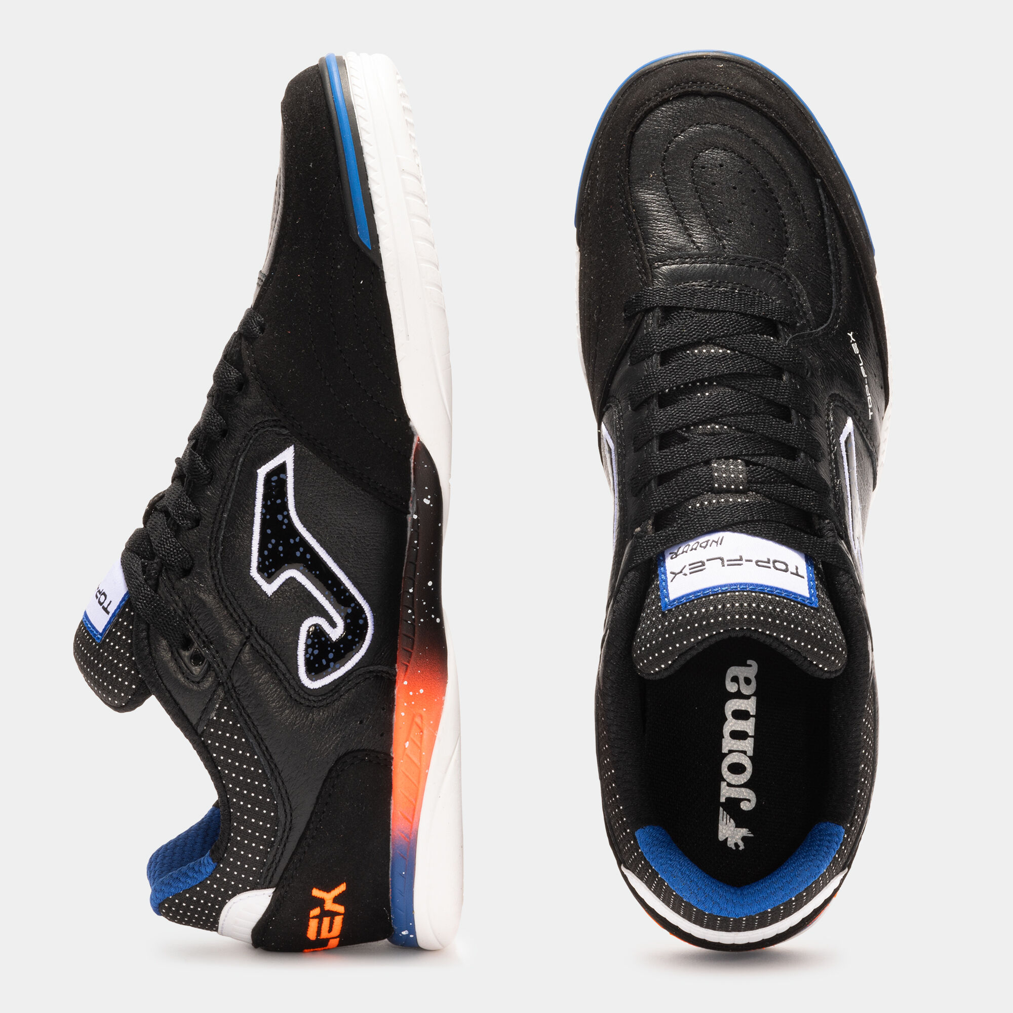 Futsal shoes Top Flex 25 indoor black royal blue | JOMA®