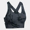 Sujetador deportivo mujer Indoor Gym negro