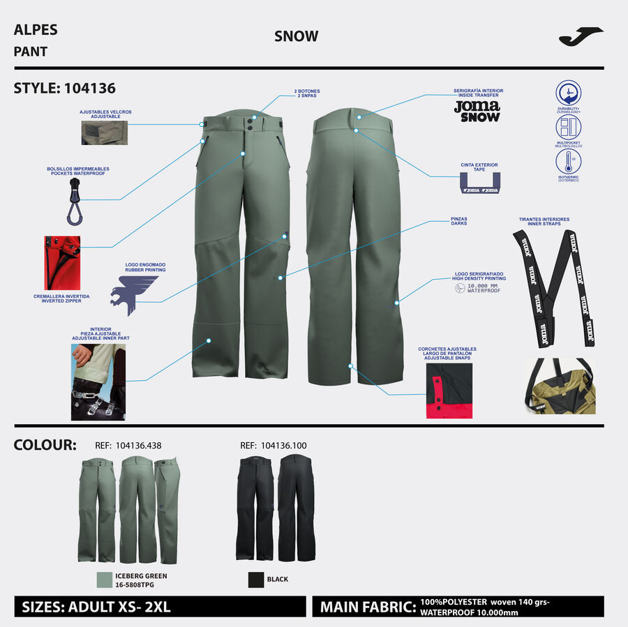 PANTALÓN LARGO EVEREST