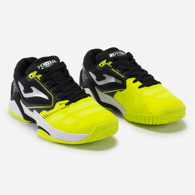 Shoes T.Set 23 hard court man black fluorescent yellow