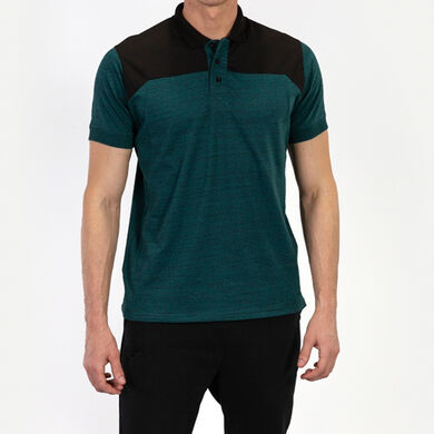 Polo manga corta hombre Winner II verde negro