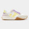 Chaussures casual C.501 Lady 25 femme blanc jaune